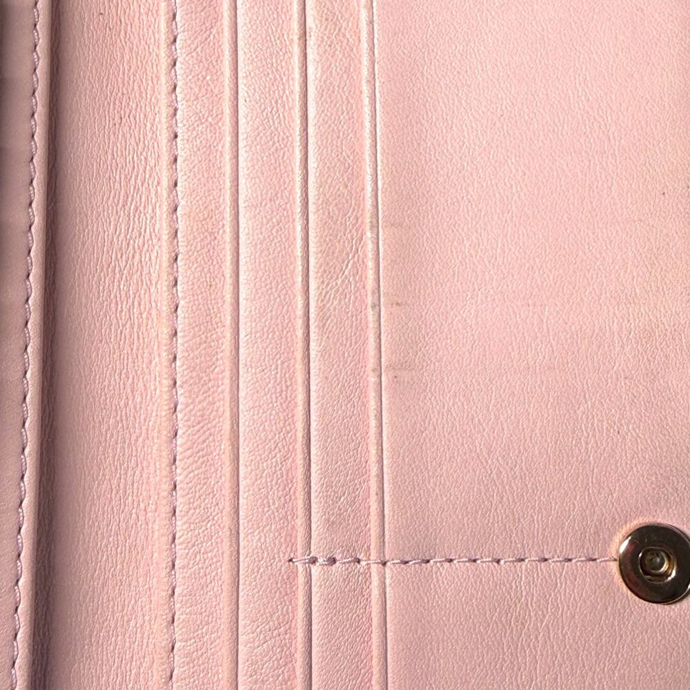Tory Burch Hicks Garden Party Leather Snap Long Wallet with Tory Burch Dust bag - Picture 14 of 15